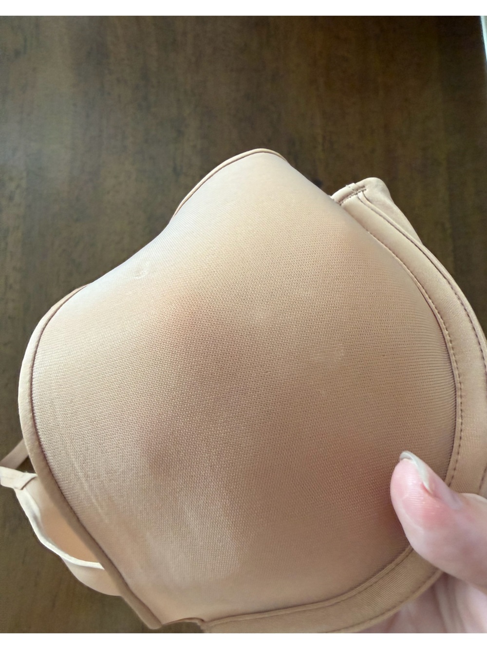 SKIMS 34C Weightless Mesh Scoop Bra Tan - Picture 3 of 7